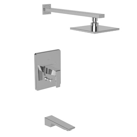 Newport Brass Tub and Shower Trim Set, Polished Chrome, Wall 3-8302BP/26